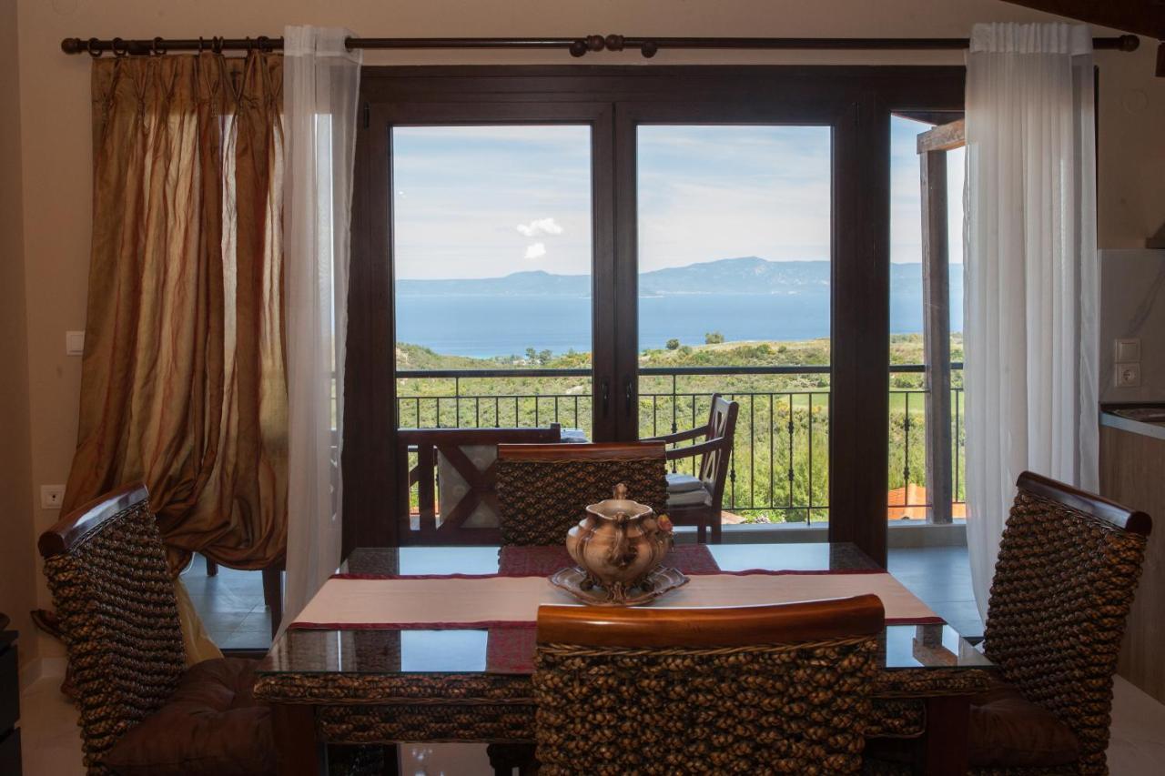 Villa Panorama Pefkochori Bagian luar foto