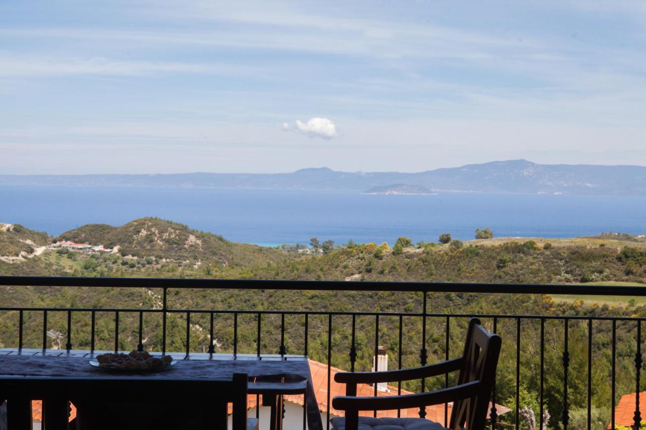 Villa Panorama Pefkochori Bagian luar foto